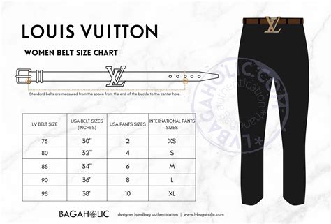 lv belt size chart|Lv Belt men size.